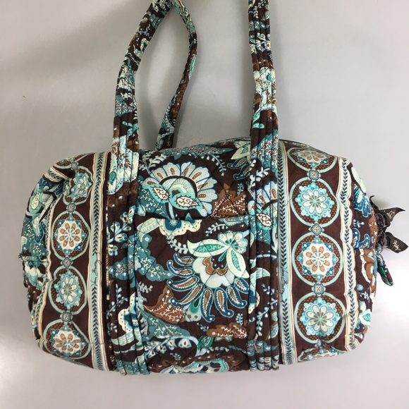 Vera Bradley Handbags - Vera Bradley Java Blue Cotton Shoulder Bag Handbag